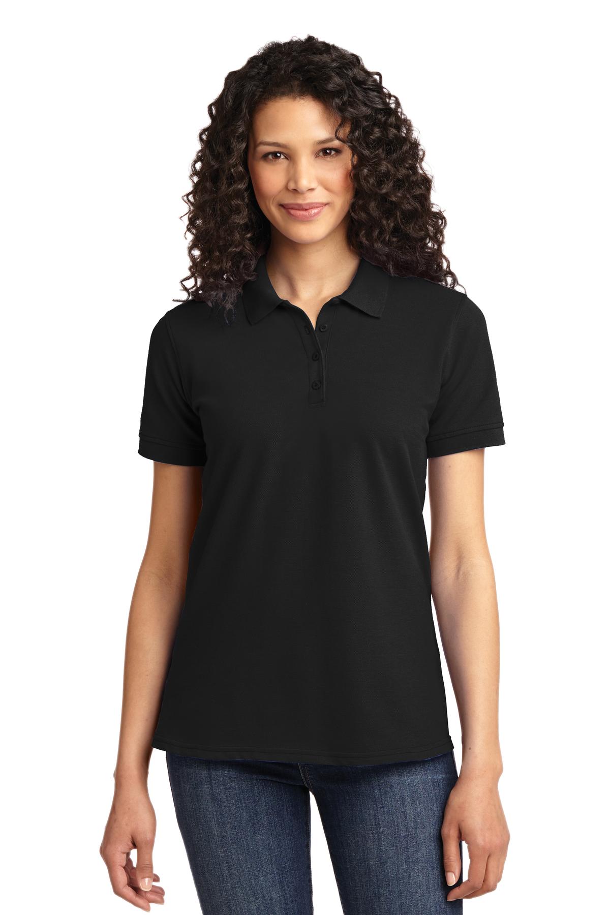 Port & Co Women's Core Blend Pique Polo. LKP155 99