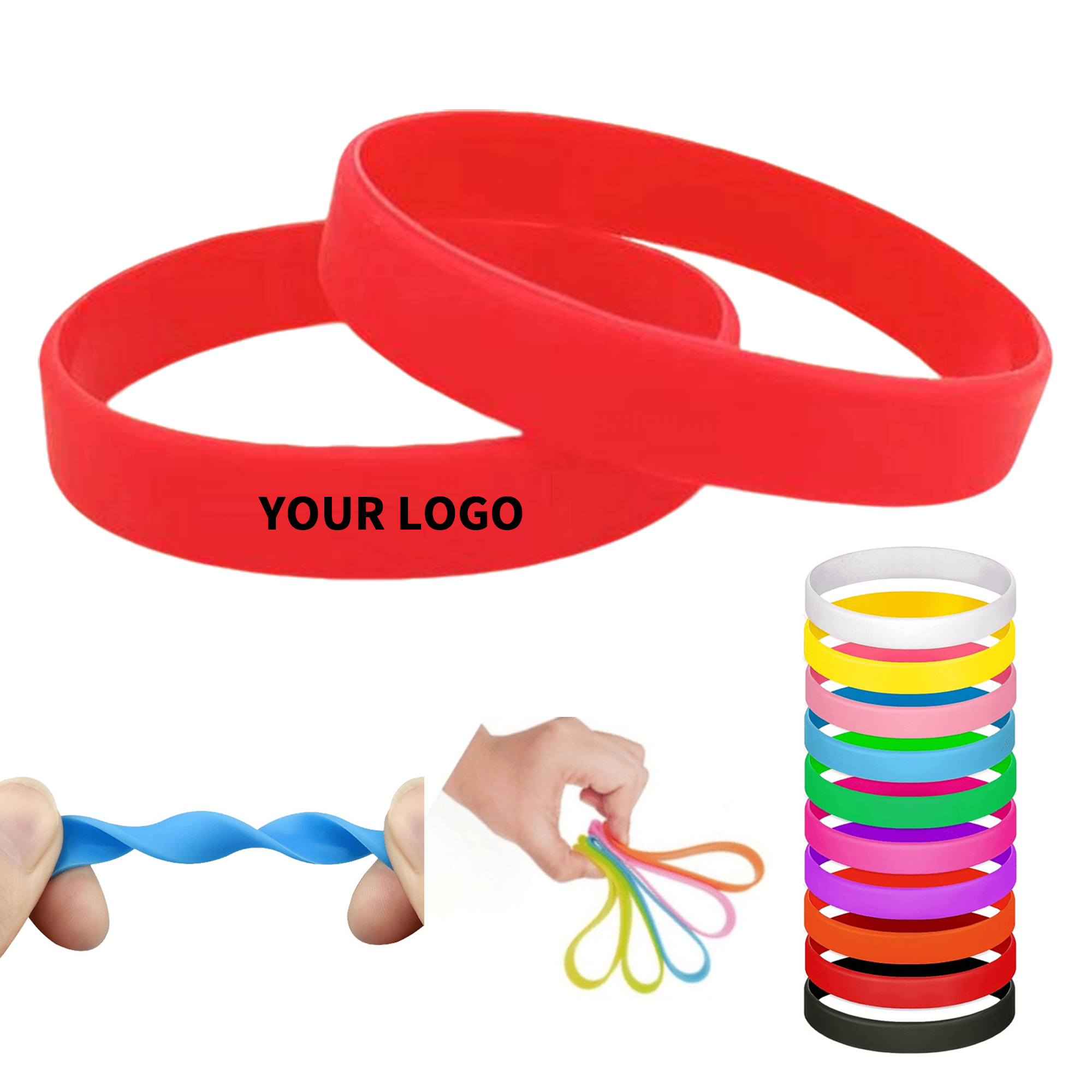 Silicone Adult Wristband Soft Comfortable Wear 9