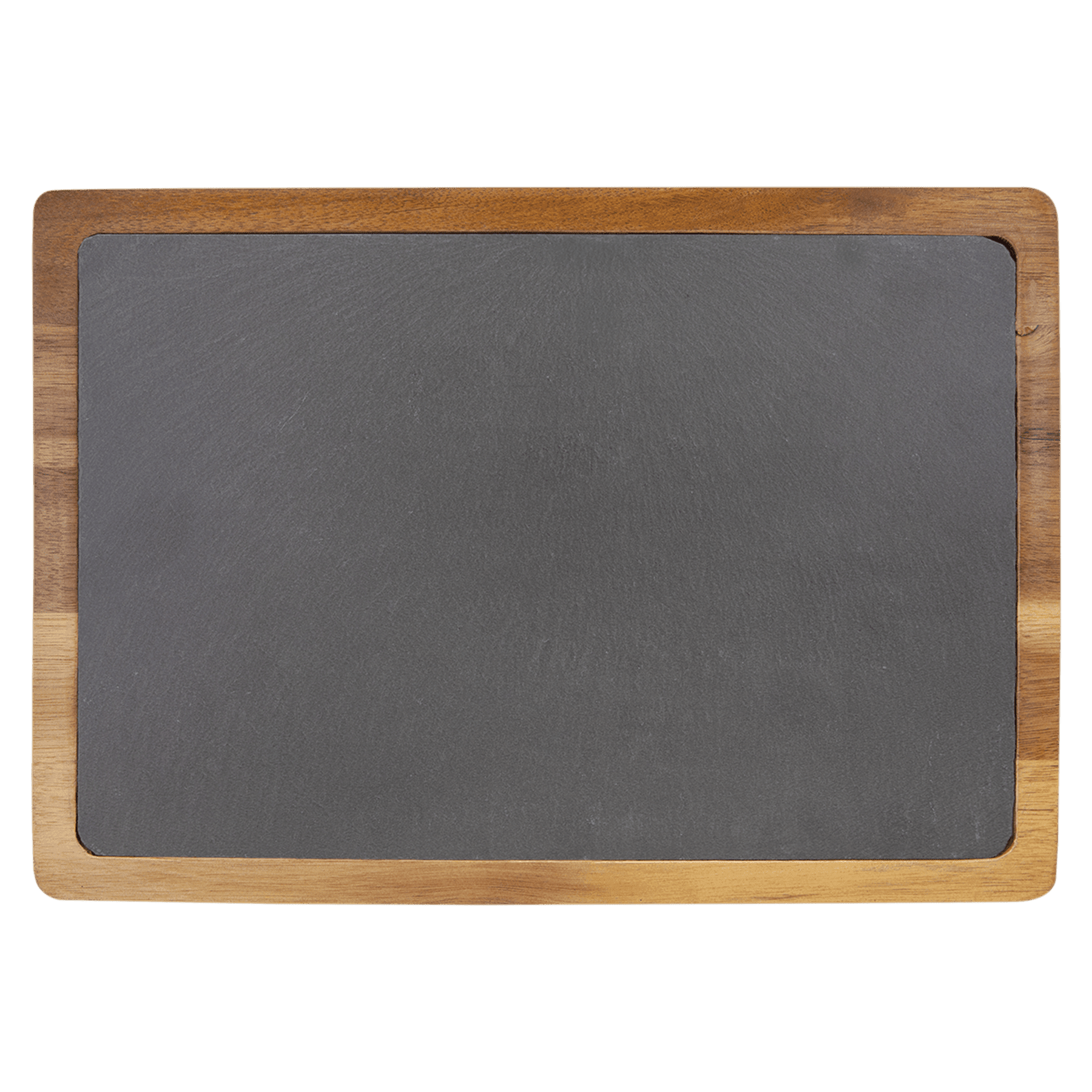 13" x 9" Acacia Wood/Slate Cutting Board 4