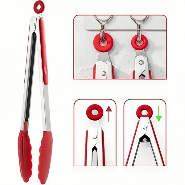 Stainless Steel Cooking Tongs 6