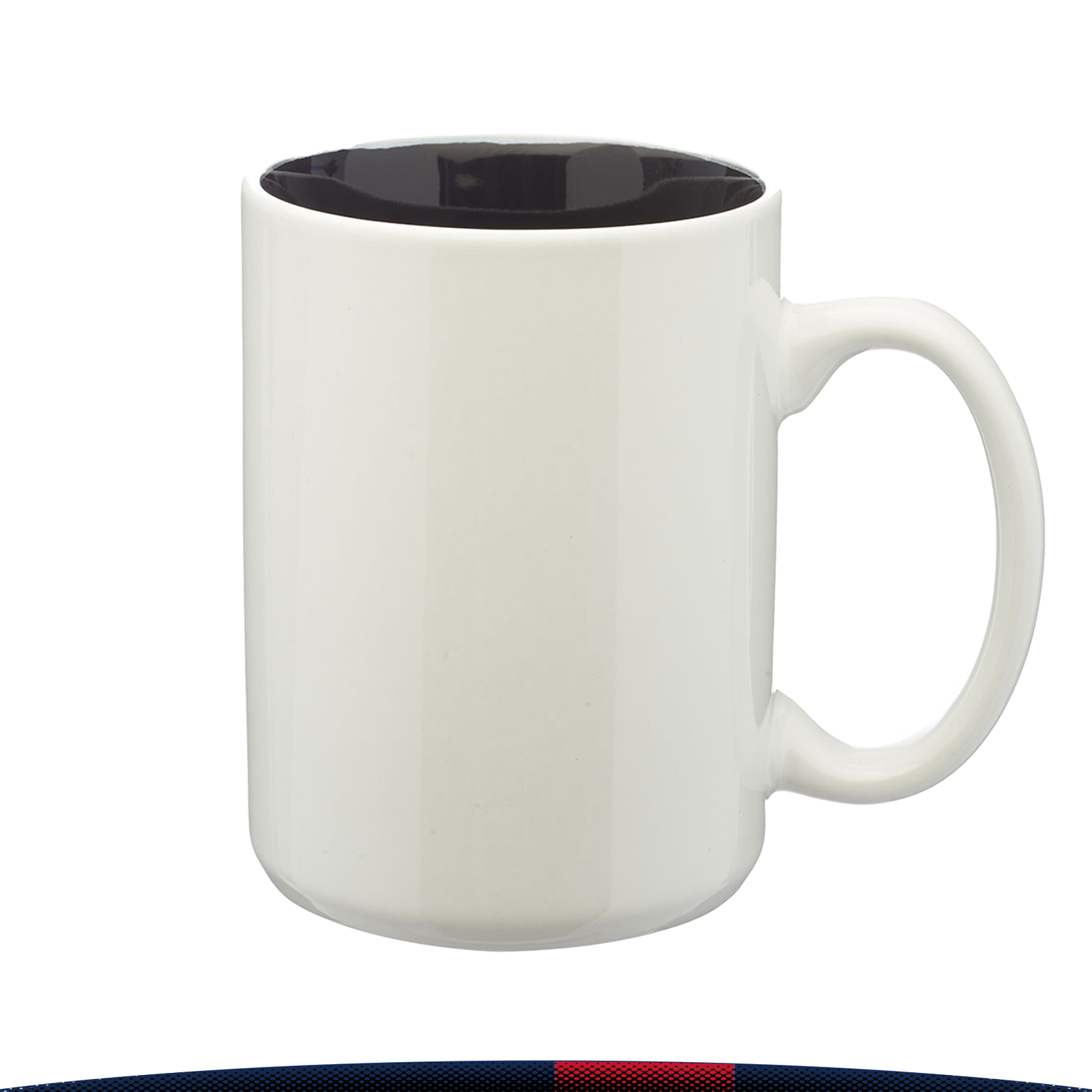 15 oz. Two-color Bistro Customized Mugs 3