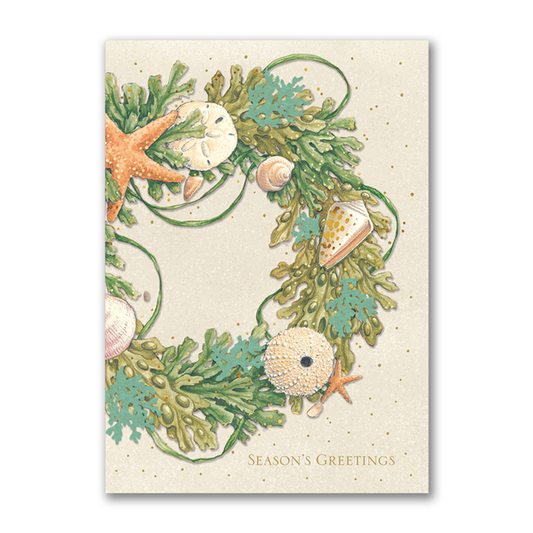 Tropical Greenery Wreath Card 2