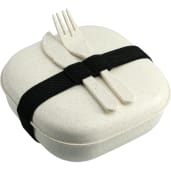 Wheat Straw Food Storage with Utensils 41