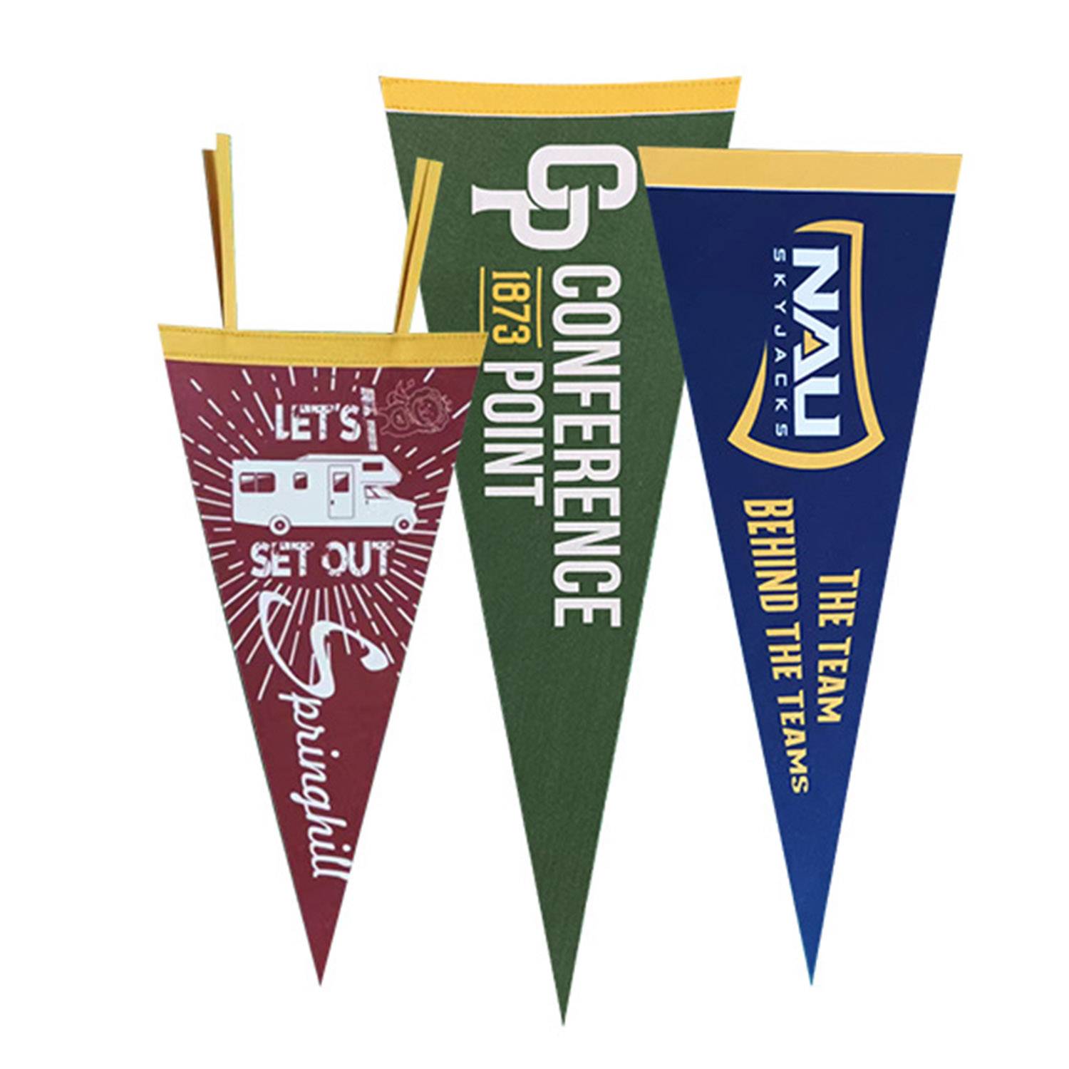 9" x 24" Colored Felt Pennant 10