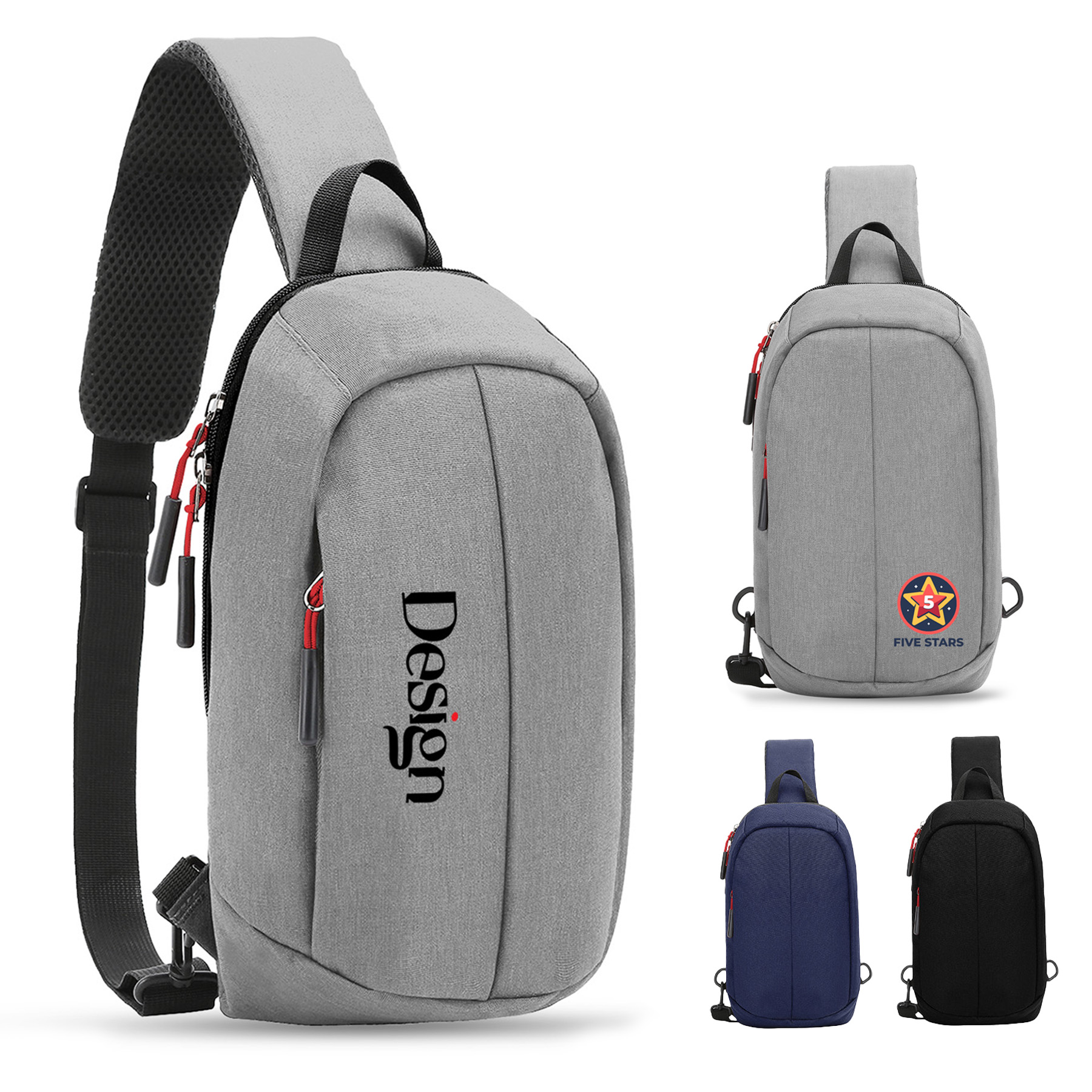 Travel Sling Bag Backpack (Ocean) 4
