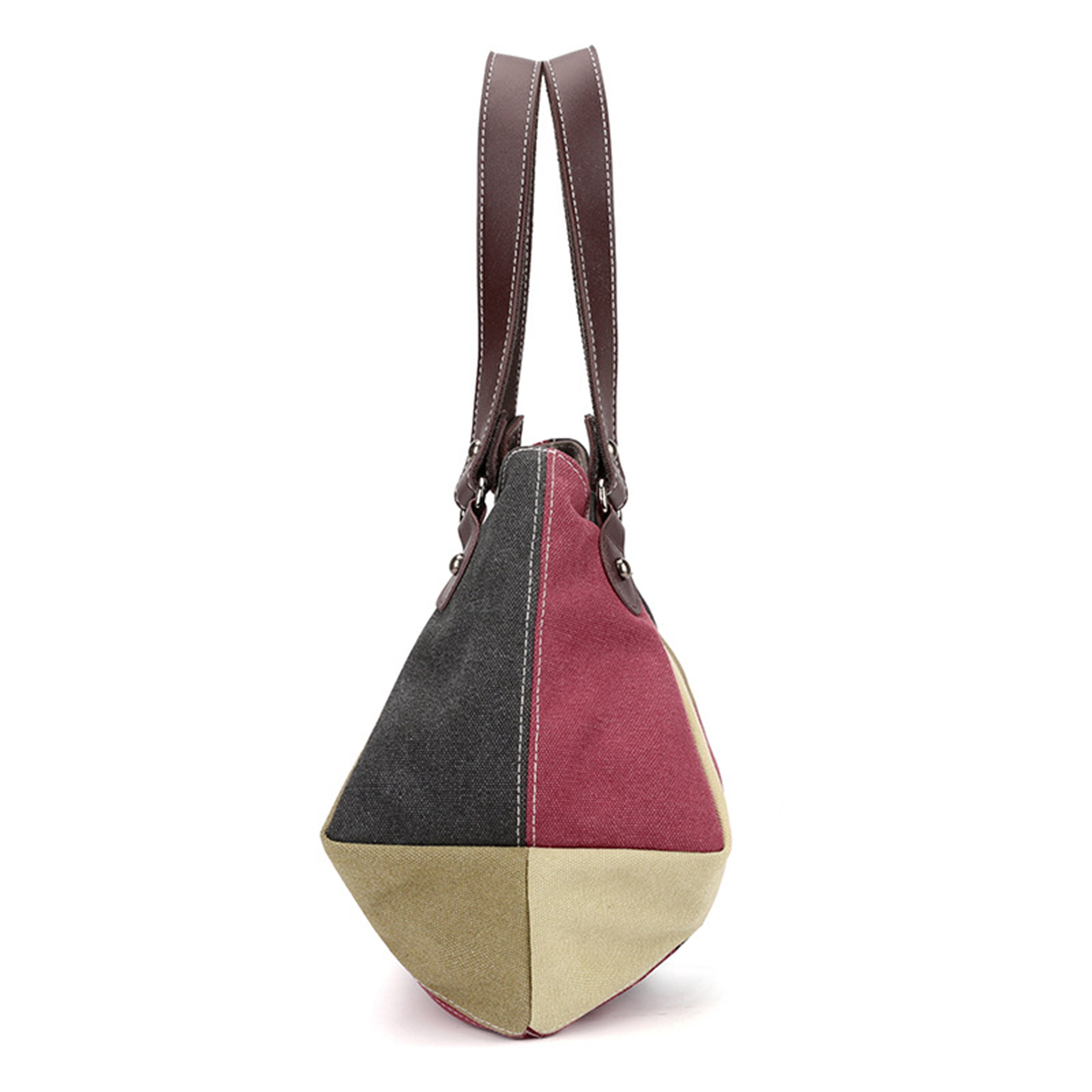 Canvas Large Capacity Simple And Stylish Tote Bag, custom tote bag with logo imprint 4