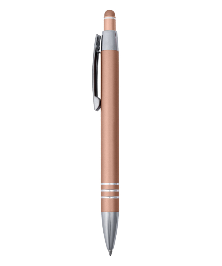 Union Printed - Plato Stylus Metallic Click Metal Pen 4