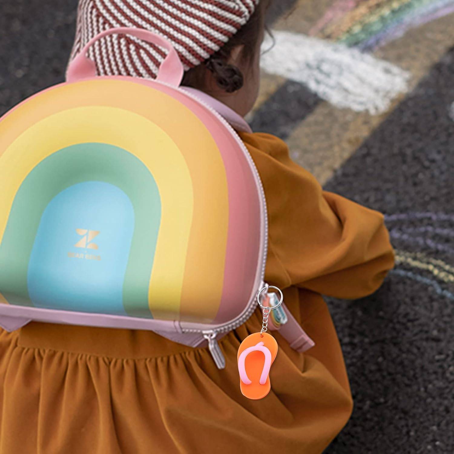 Slippers Key Chain Beach Charms Summer Gifts 3