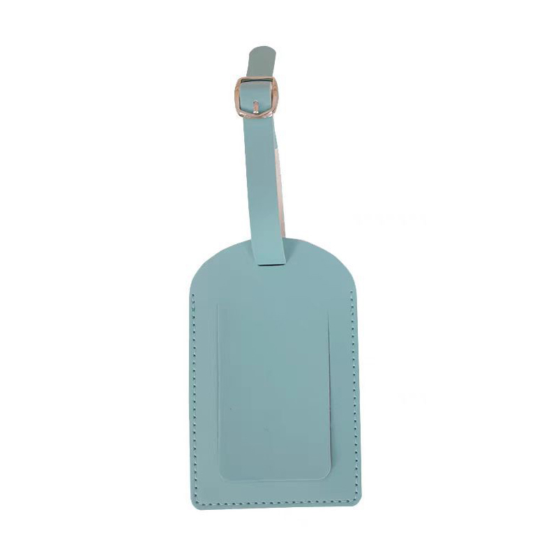 PU Leather Luggage Tag W/ Flip Open Window 6