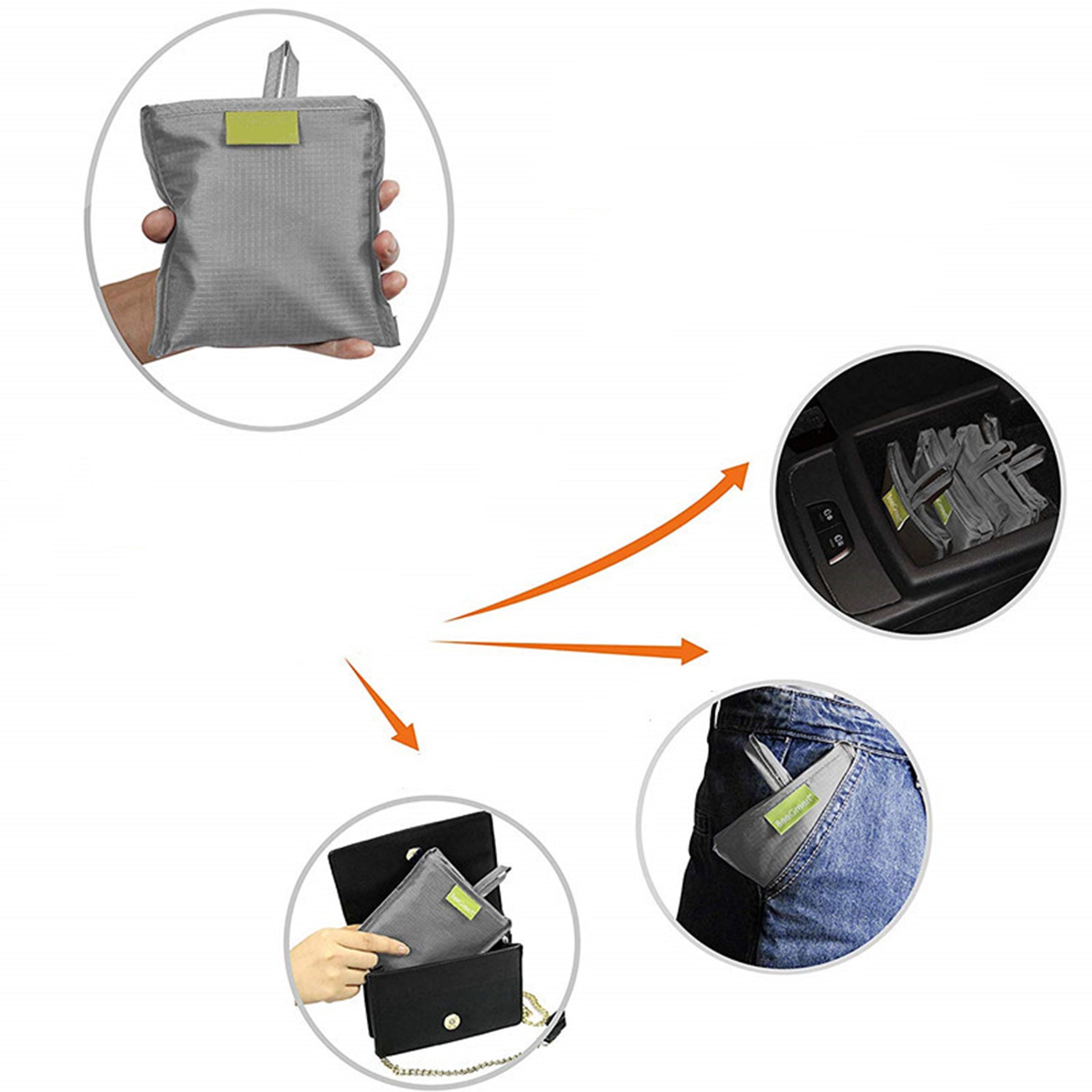 Waterproof Foldable Polyester Shopping Bag 3