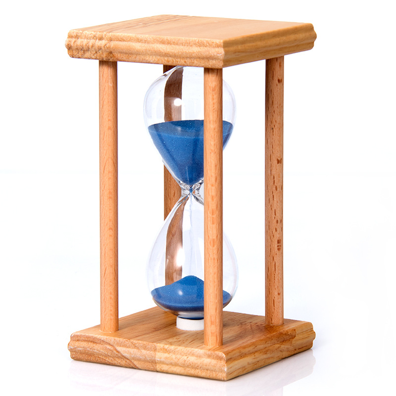 Large Wooden Sandglass Timer Decoration 45 and 60 Minutes 4