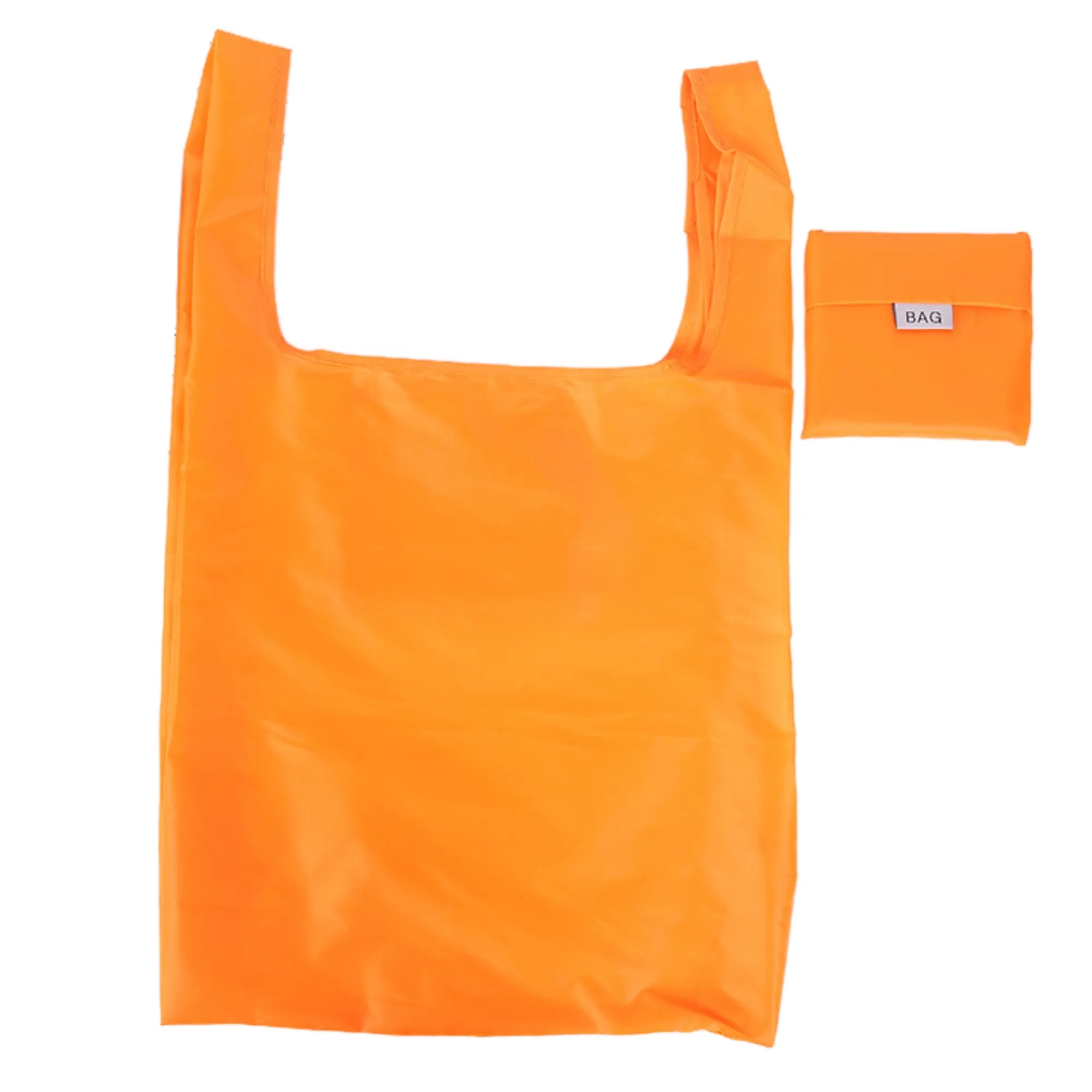 Solid Color Eco-Friendly Foldable Storage Tote Bag, custom tote bag with logo imprint 7