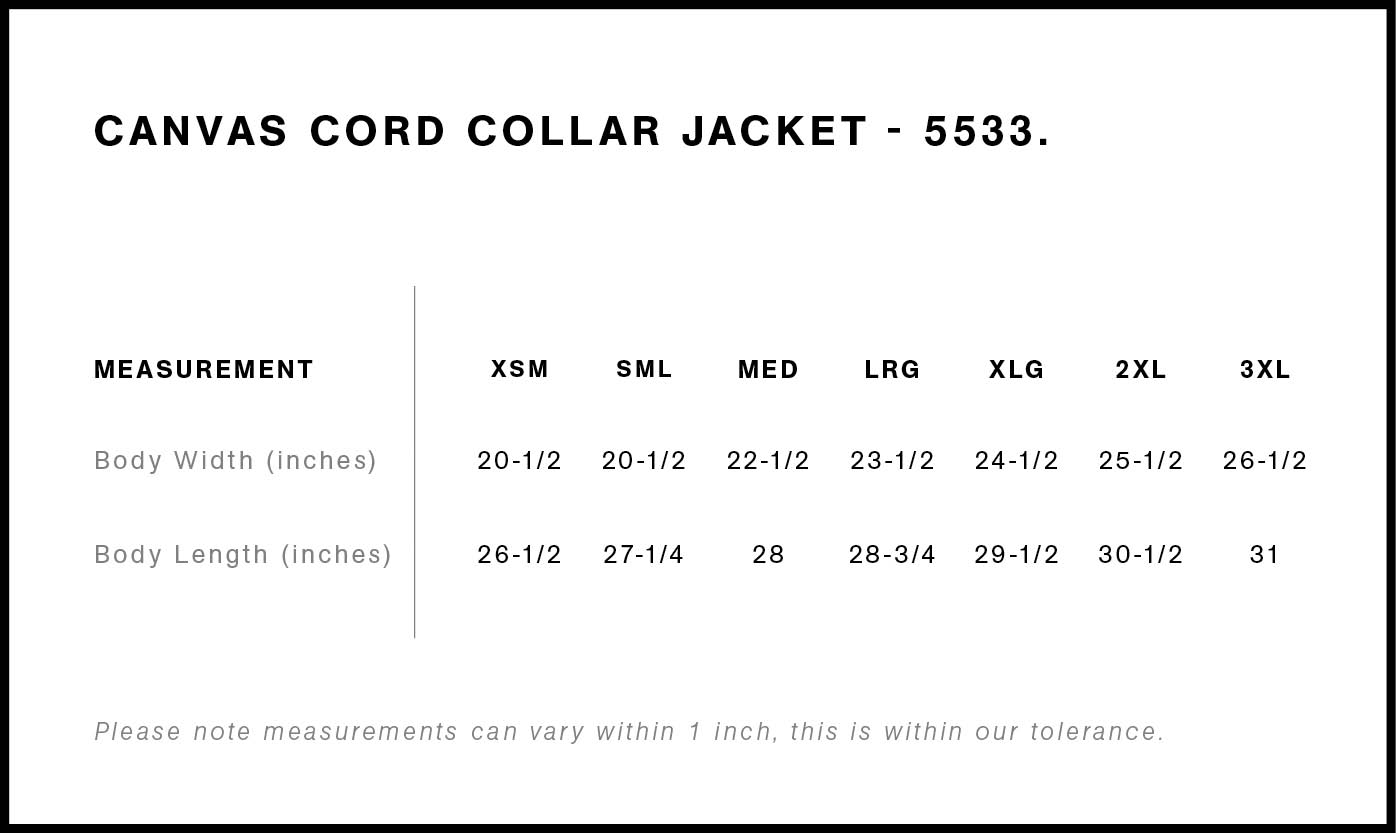 Canvas Cord Collar Jacket | 5533 20