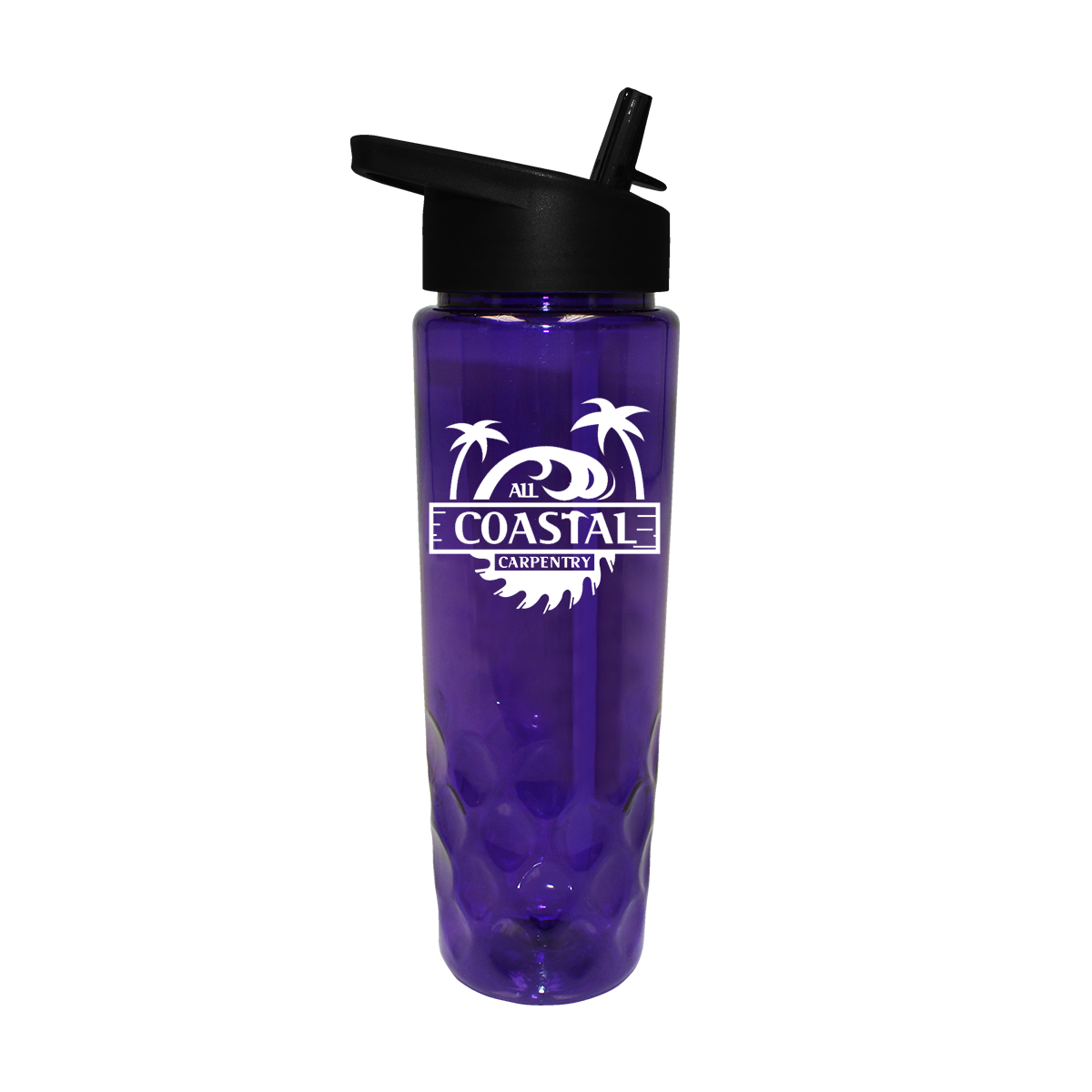 RECYCLED PET - 24 oz. Bottle with Straw Cap 14