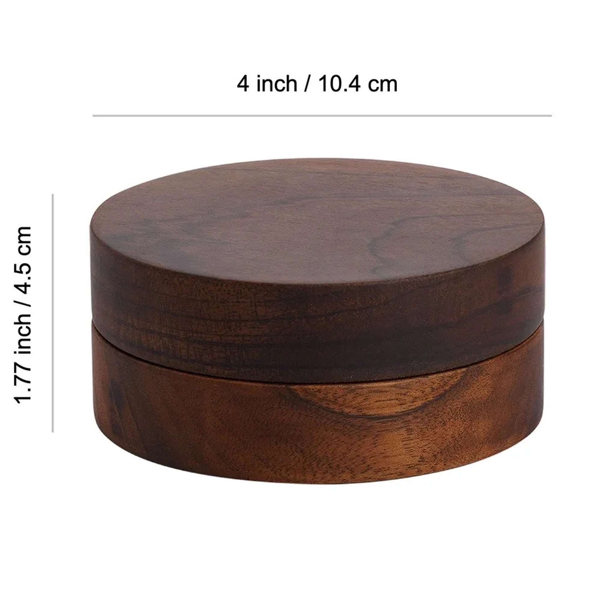 Walnut Creative Ashtray With Cover ?C Ideal For Modern Homes 4