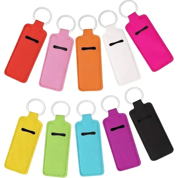 Colorful Lip Balm Keychain Holder 6
