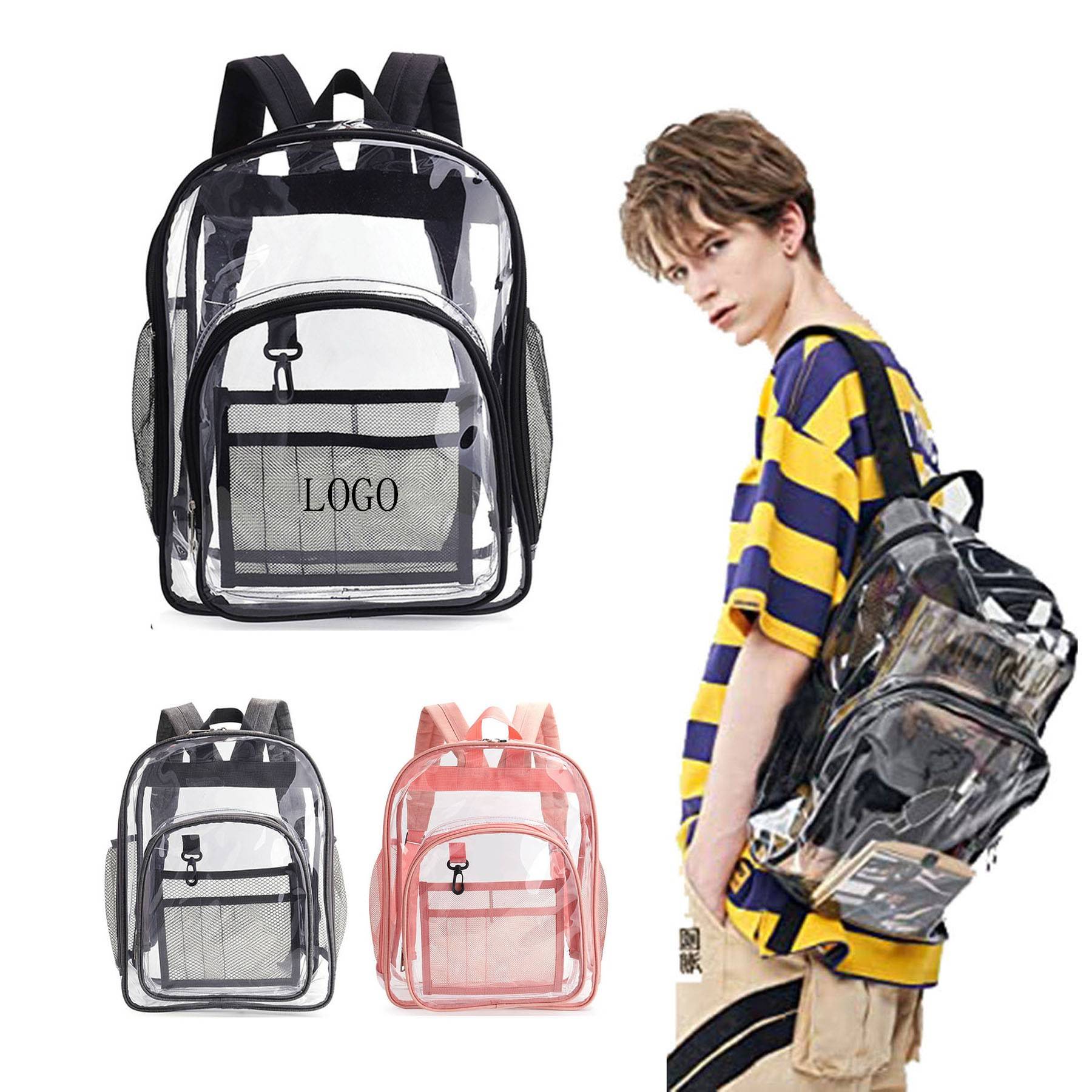 Clear PVC School Backpacks 4