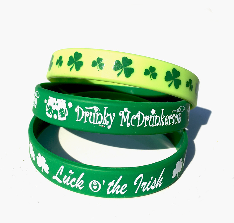 Silkscreen Silicone Hand Wrist Band 3