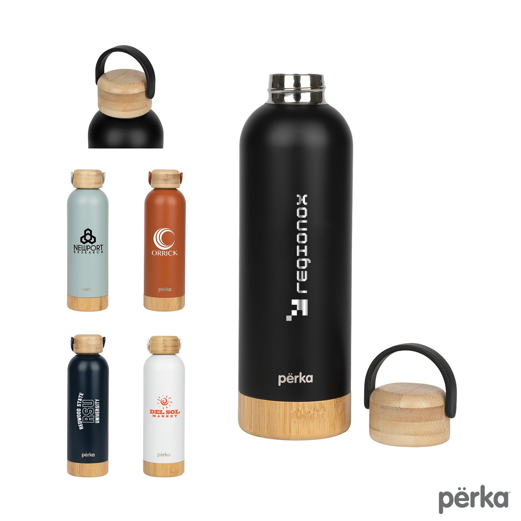 Perka® Dresden 18 oz. Double Wall, Stainless Steel Water Bottle 40