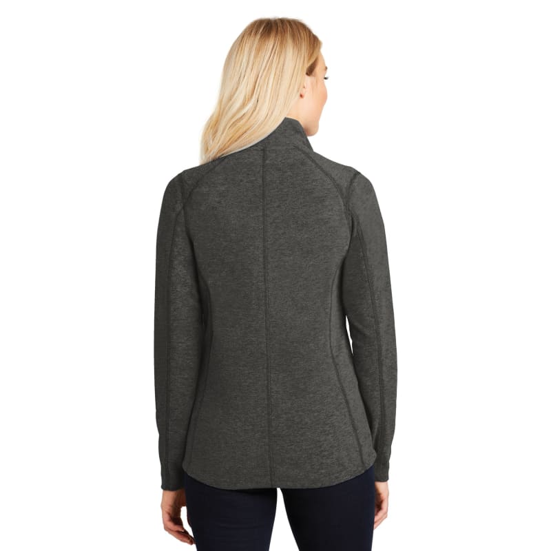 Port Authority Women's Heather Microfleece Full-Zip Jacket. 14