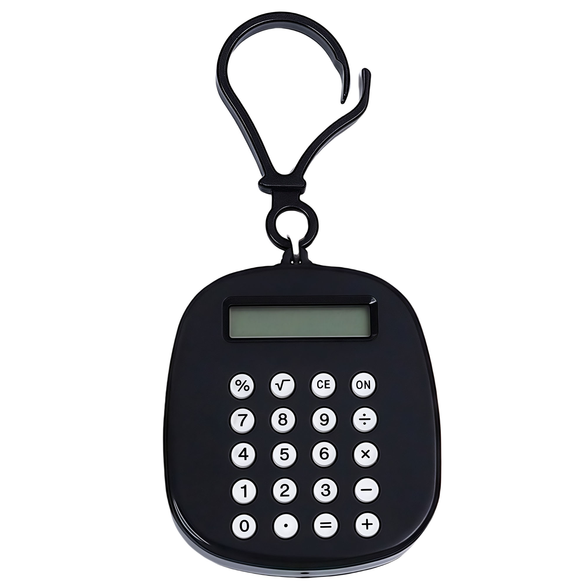 Mini Electronic Calculator Keychain with Maze Luggage Tag