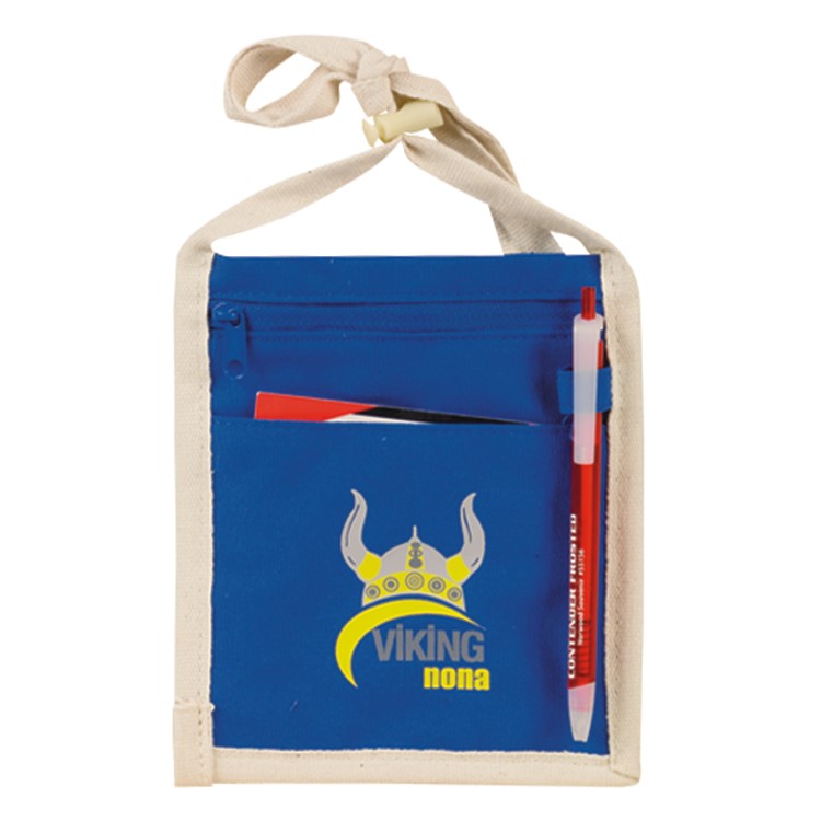 Eco Canvas Convention Neck Wallet 8