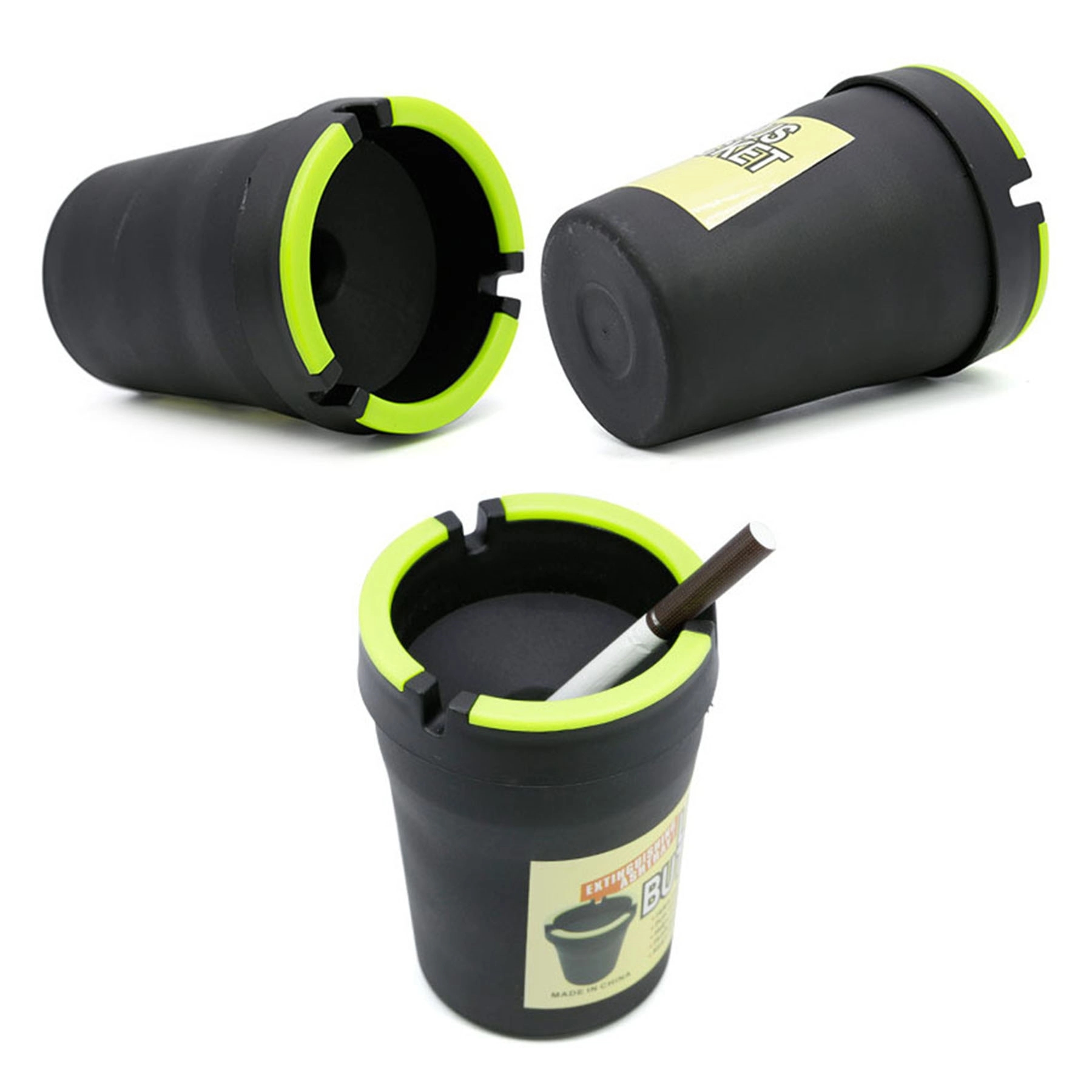 Portable Luminous Ashtray Cigarette Ash Holder 5