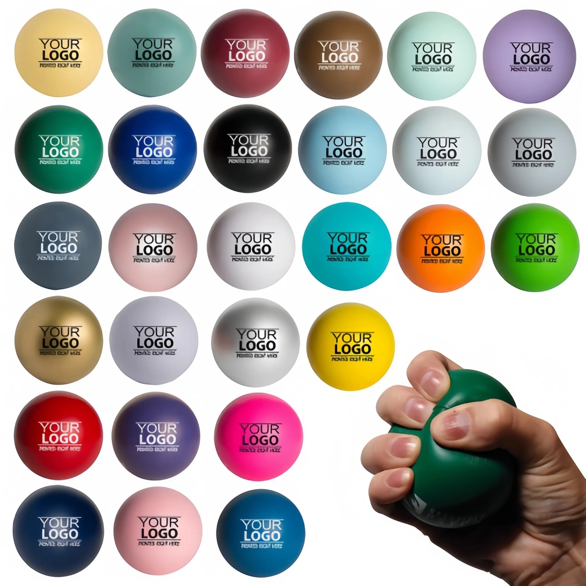 MOQ100 Economy Ultimate Round Stress Balll 2