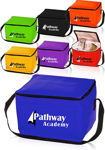 Non-Woven Lunch Bag - Cooler Bag - 9" W x 6" H 2