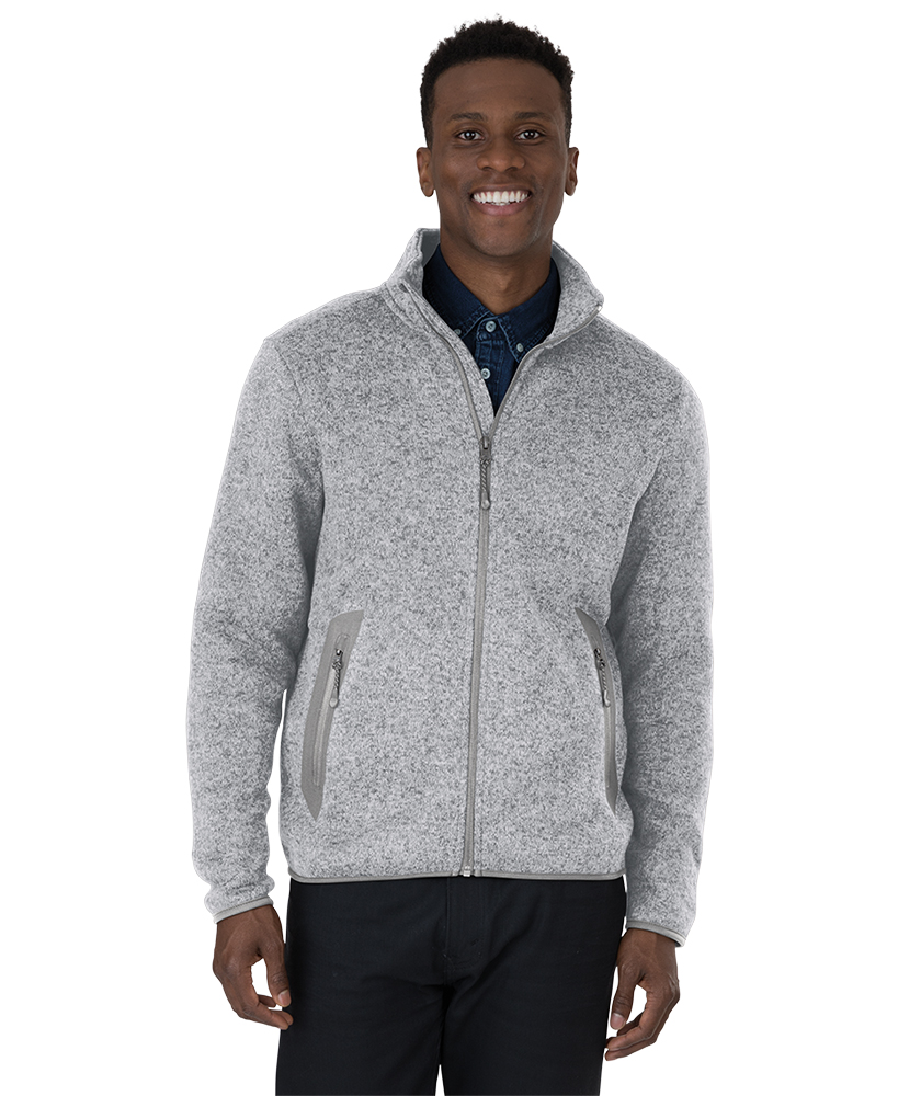 Men's Heathered Fleece Jacket 8
