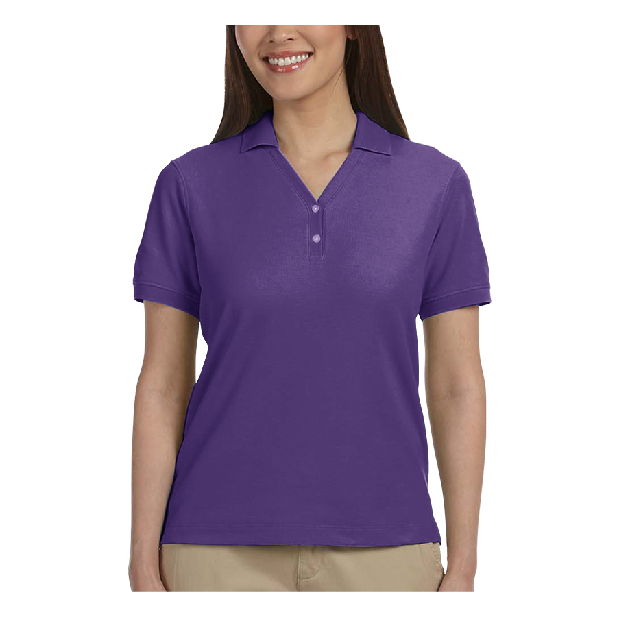 Devon & Jones Ladies' Short-Sleeve Y-Collar Polo Shirts 50