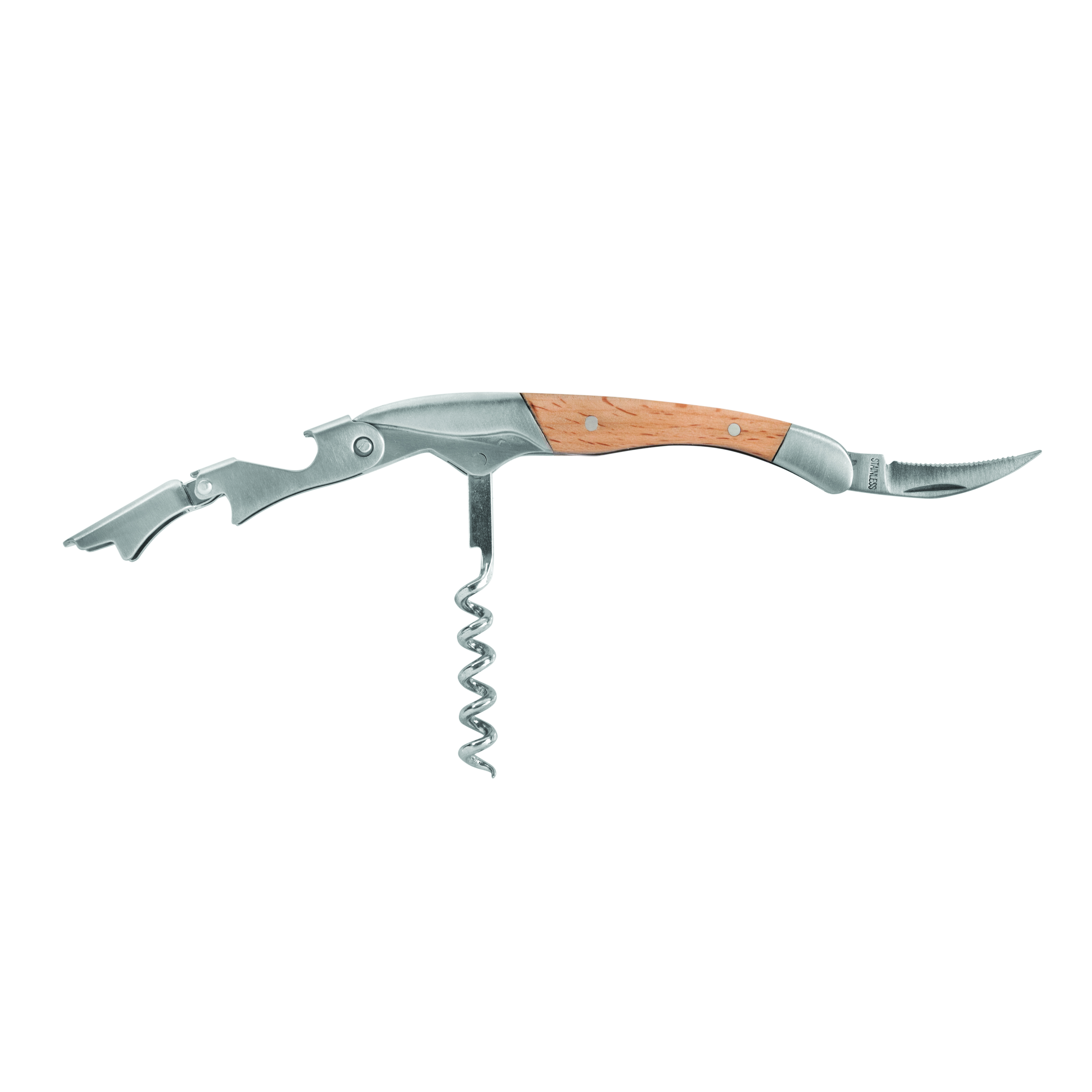 True® Timber™ Double Hinged Corkscrew 1