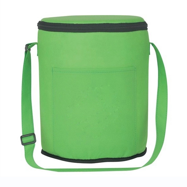 12 Pack Round Cooler Tote Bag 2