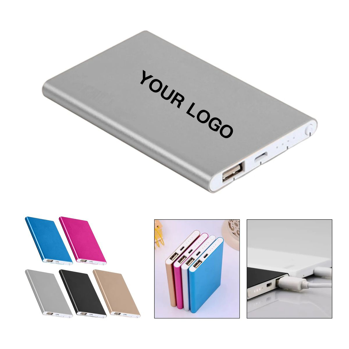 Portable 5000mAh USB Charger with LED Display 2