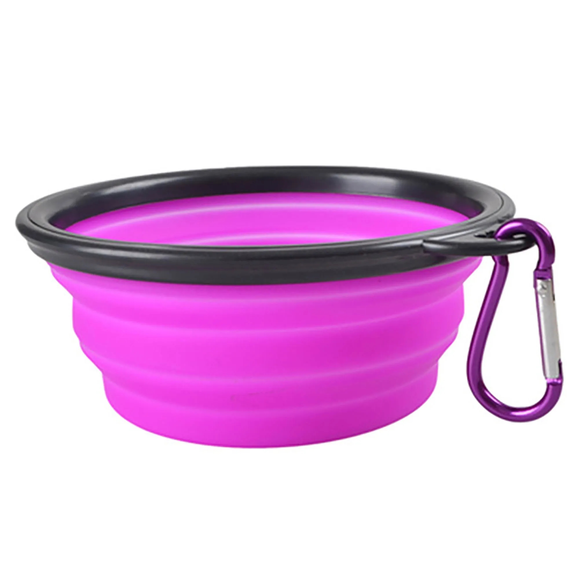 MOQ 50pcs Collapsible Silicone Pet Bowl 2