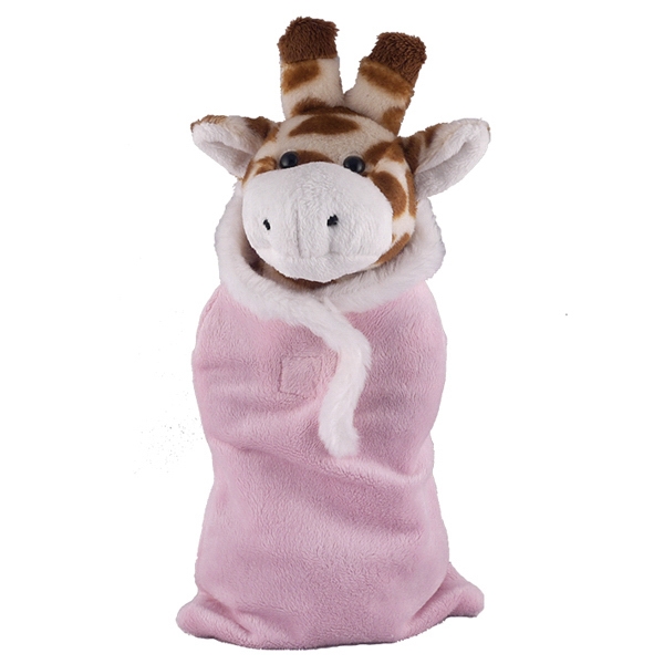 Soft Plush Giraffe in Baby Sleep Bag Stuffed Animal
