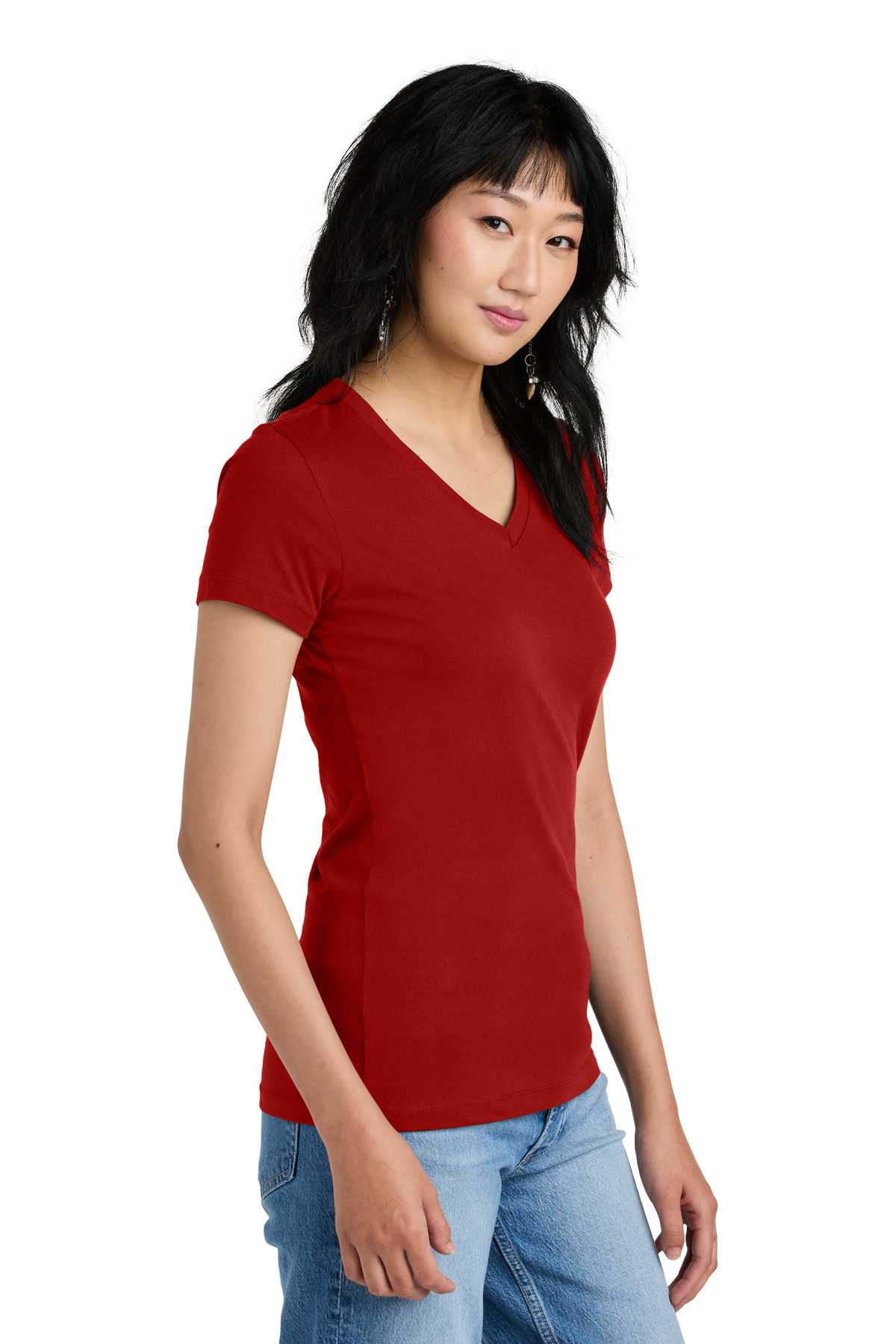 District® Women's Perfect Weight V-Neck Tee 3
