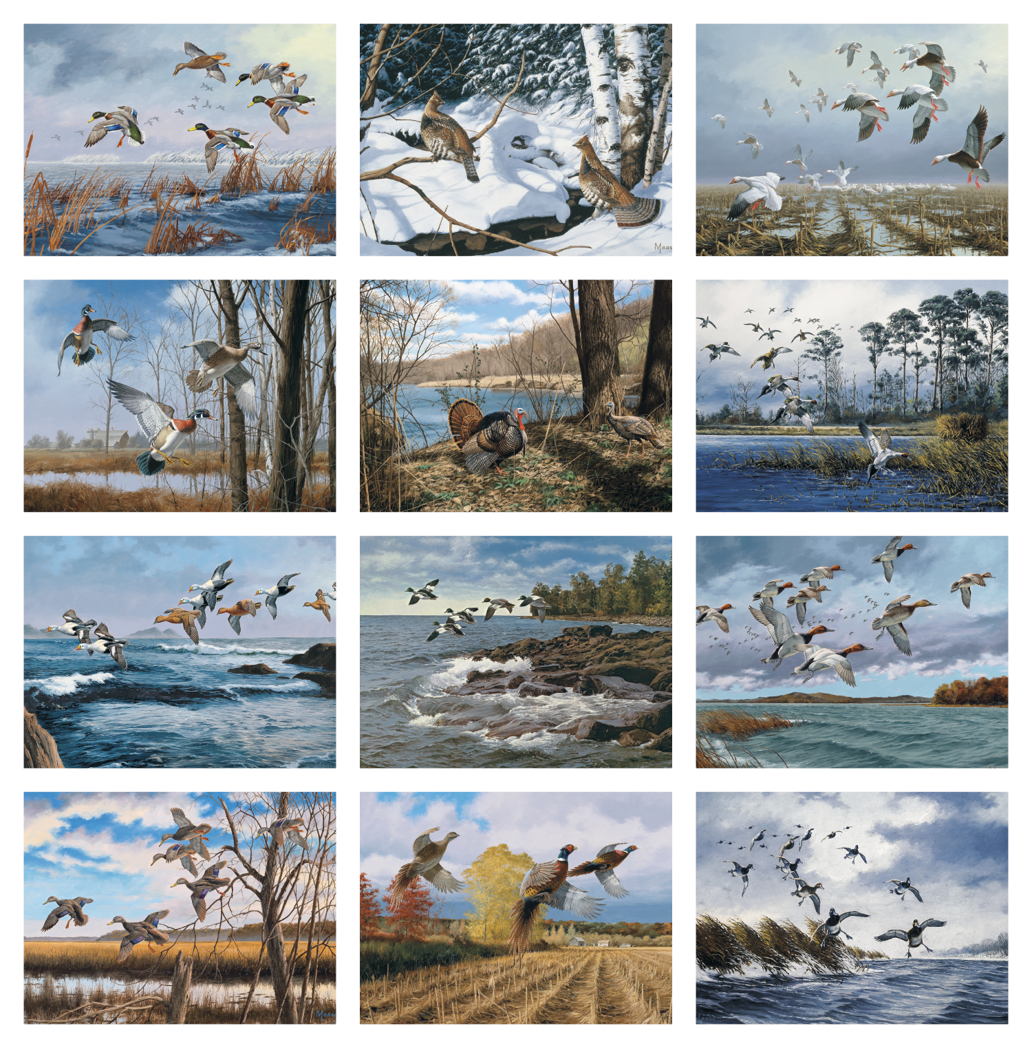 HotLine® Products Maass Wildfowl® Executive Calendar 13