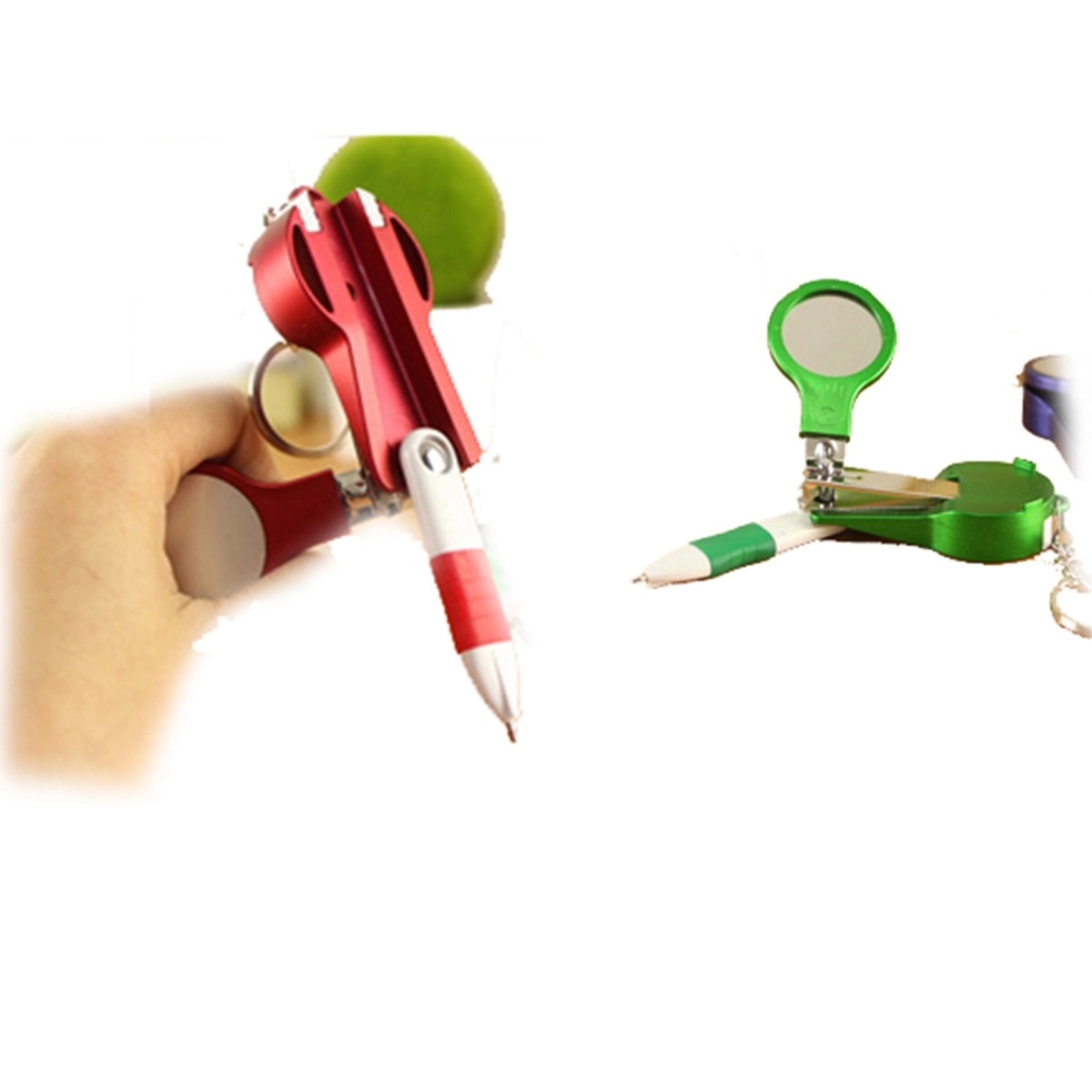Ball-point Pen With Nail Cutter And Mirror 5