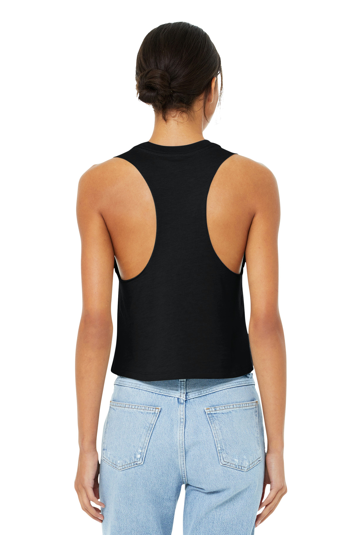 BELLA+CANVAS Women's Racerback Cropped Tank. BC6682 56