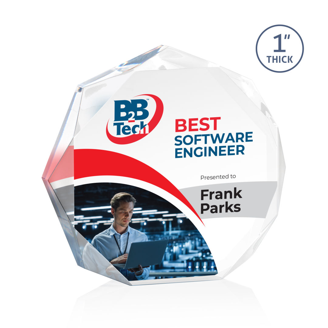 Piedmont VividPrint™ Award - Clear 16