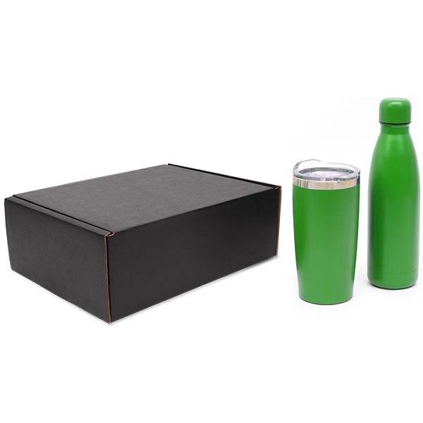 Stainless Steel 17oz. Tumbler & 22oz. Bottle Set 10