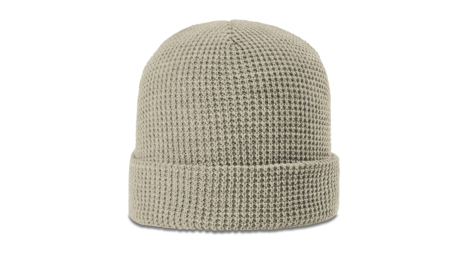 Waffle Knit Beanie with Cuff 5