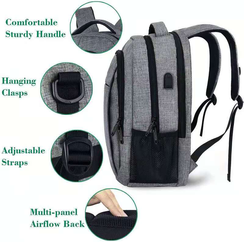 18 Inch Laptops Backpack with USB Charging Port 4