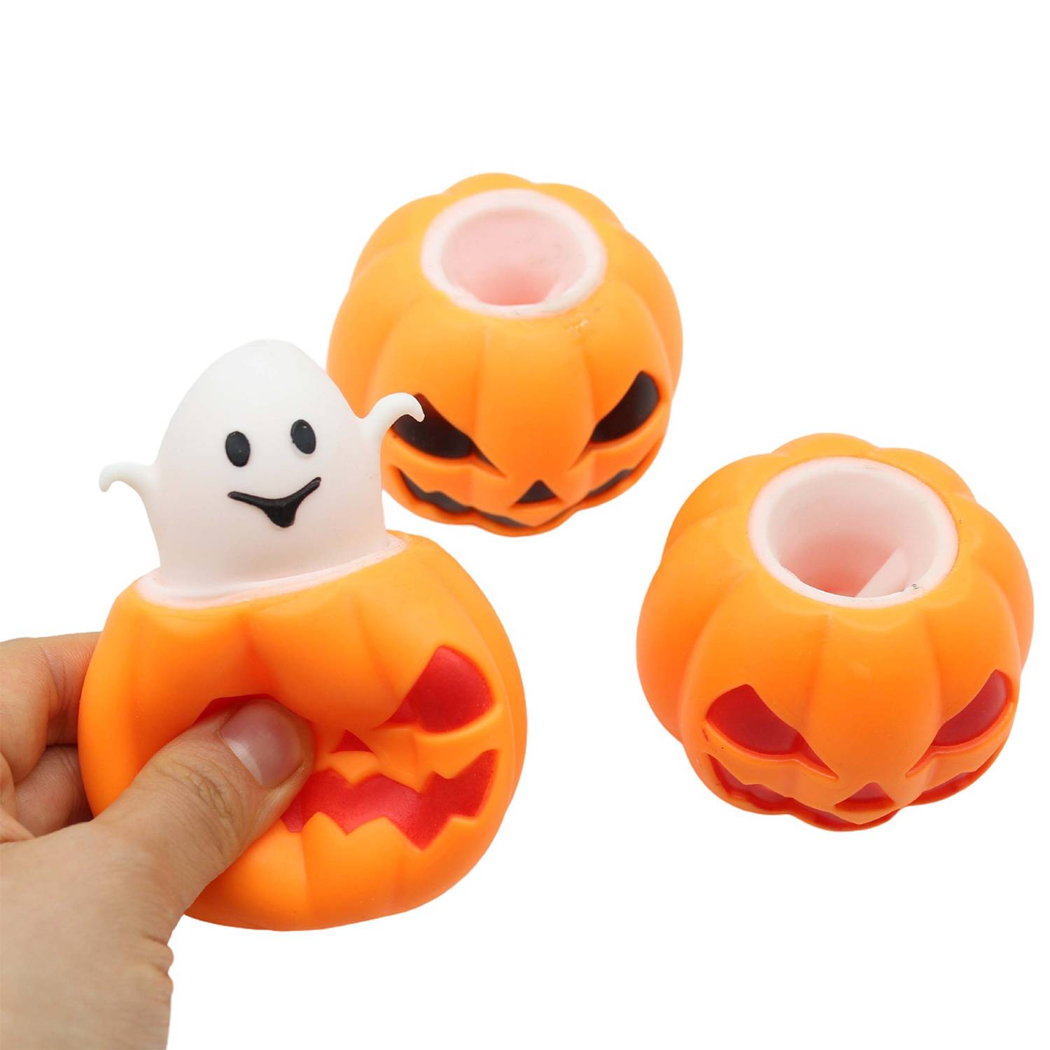 TPR Halloween Spooky Pumpkin Stress Reliever Toys 3