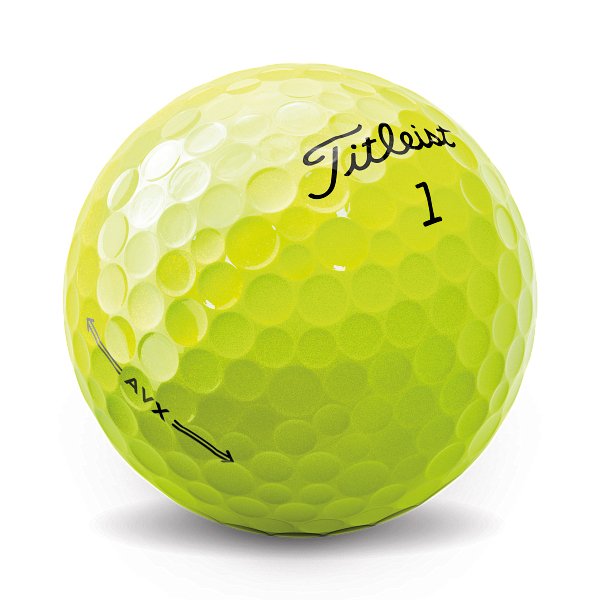Titleist® AVX® Yellow Golf Ball Std Serv 11