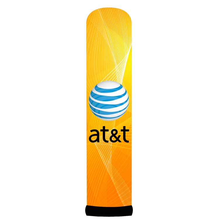 AirePin™ LED Inflatable Pillar, Totem_Orange At_T - 7.5'H 1