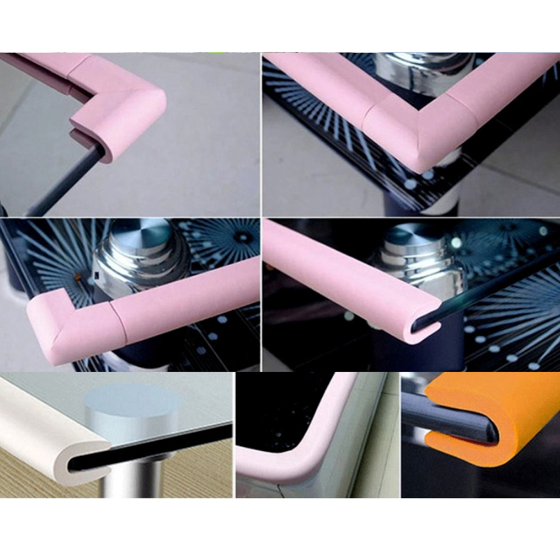 Complete set of soft edge baby safety corner guards 6