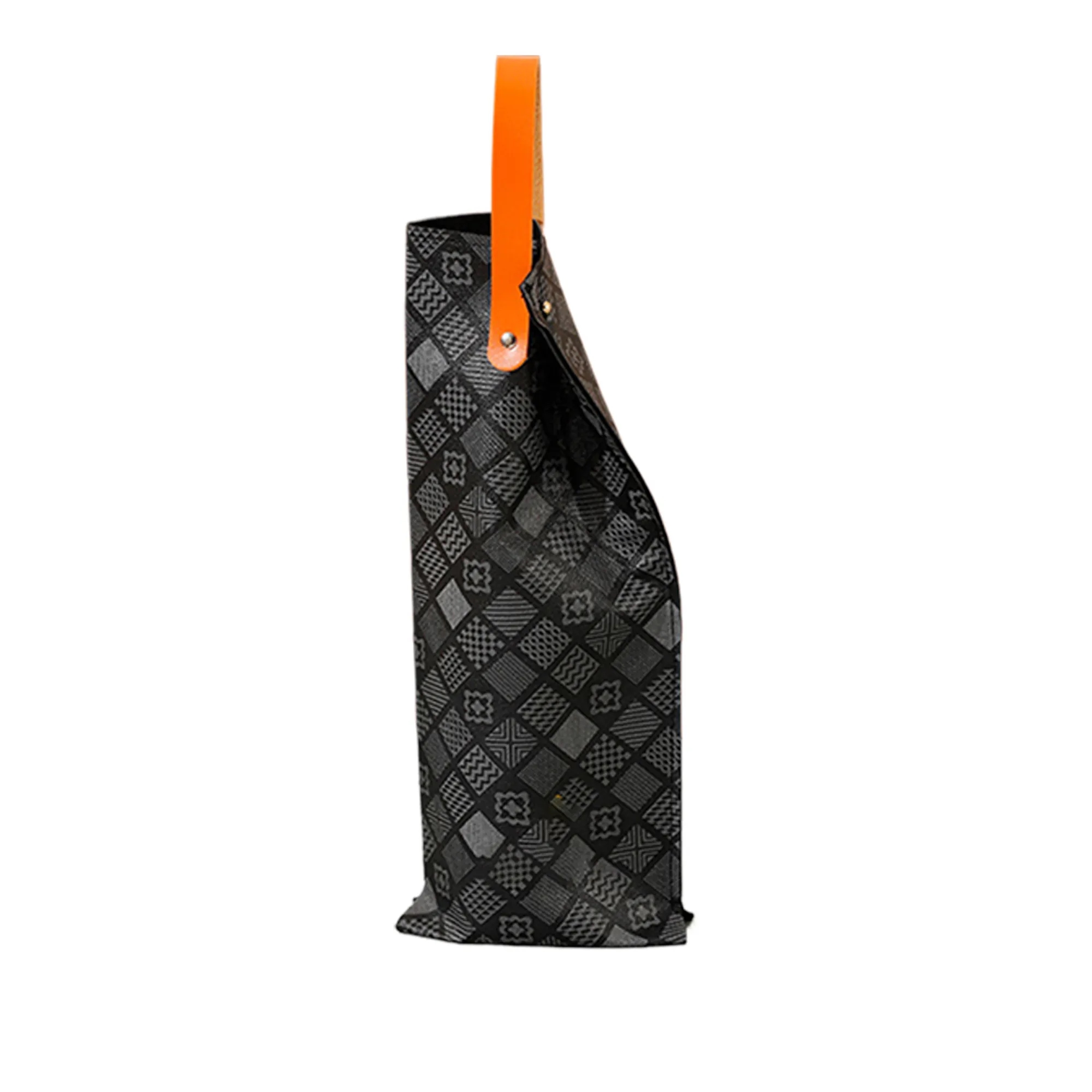 PU Leather Wine Tote Bag, custom tote bag with logo imprint 5