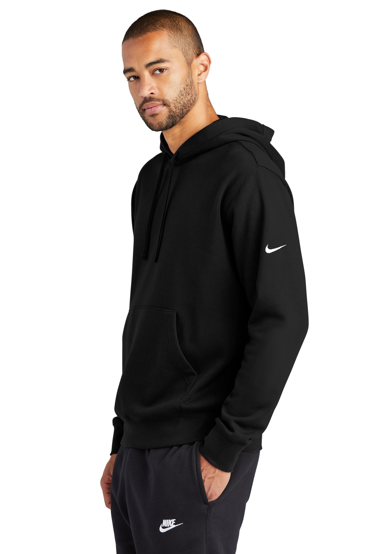 Nike Club Fleece Sleeve Swoosh Pullover Hoodie NKDR1499, custom hoodie or sweatshirt with logo imprint 25